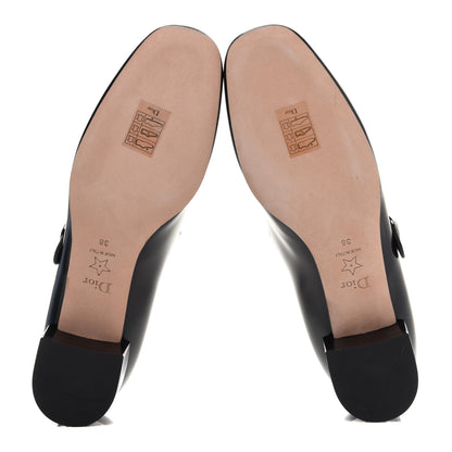 Christian Dior Brushed Calfskin Uniform 30mm Pumps 38 Black 5 of 10