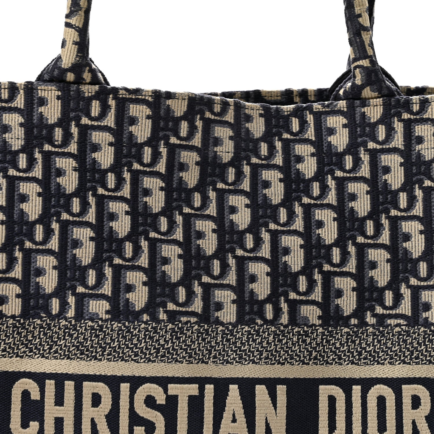 Christian Dior Oblique Large Book Tote Blue Multicolor 7 of 10