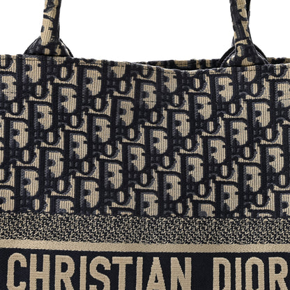 Christian Dior Oblique Large Book Tote Blue Multicolor 7 of 10