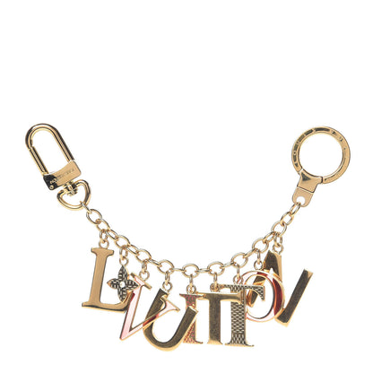 Louis Vuitton LV Tag Bag Charm Gold 1 of 5