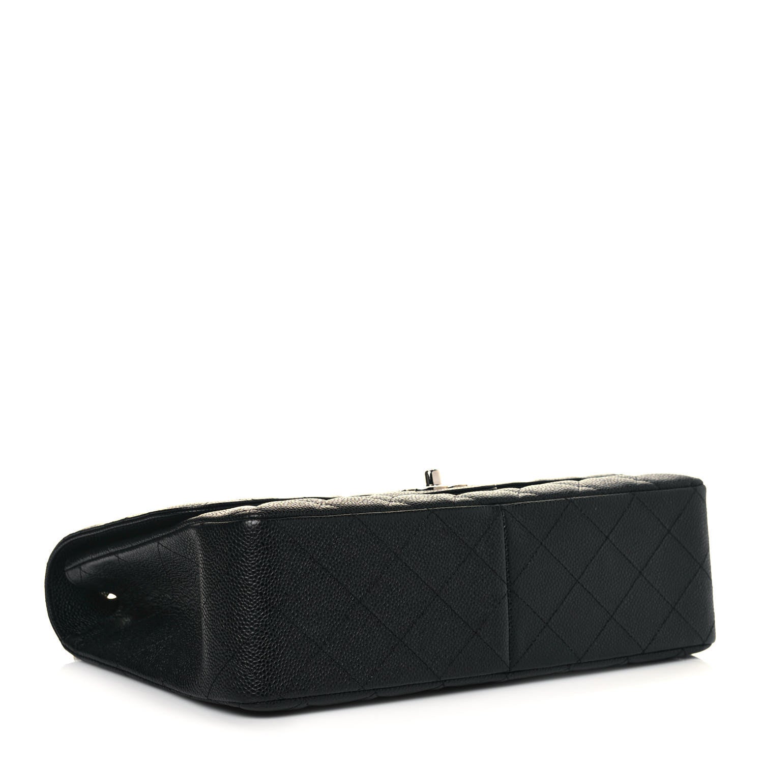 Chanel Caviar Quilted Jumbo Single Flap Black 4 of 14