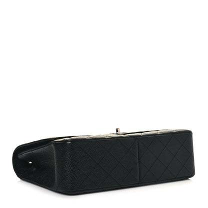 Chanel Caviar Quilted Jumbo Single Flap Black 4 of 14