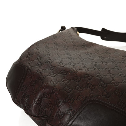 Gucci Guccissima Large Princy Hobo Dark Brown 11 of 14