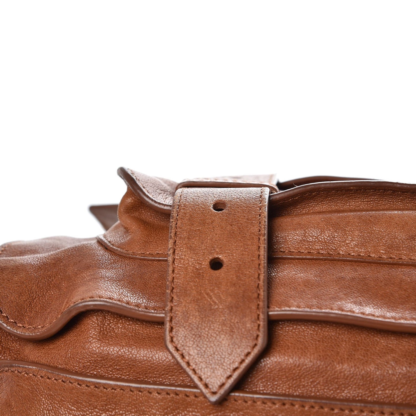 Lambskin Medium PS1 Satchel Saddle