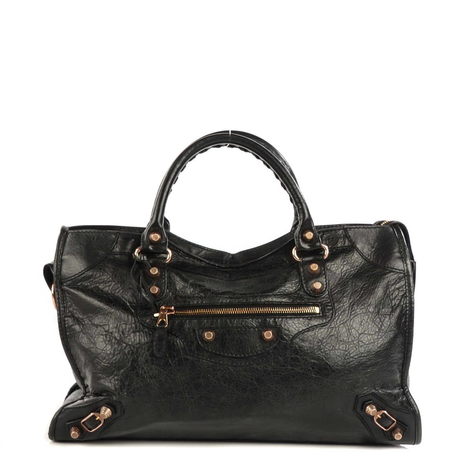 Balenciaga Agneau Giant 12 Rose Gold Hardware City Black 1 of 13