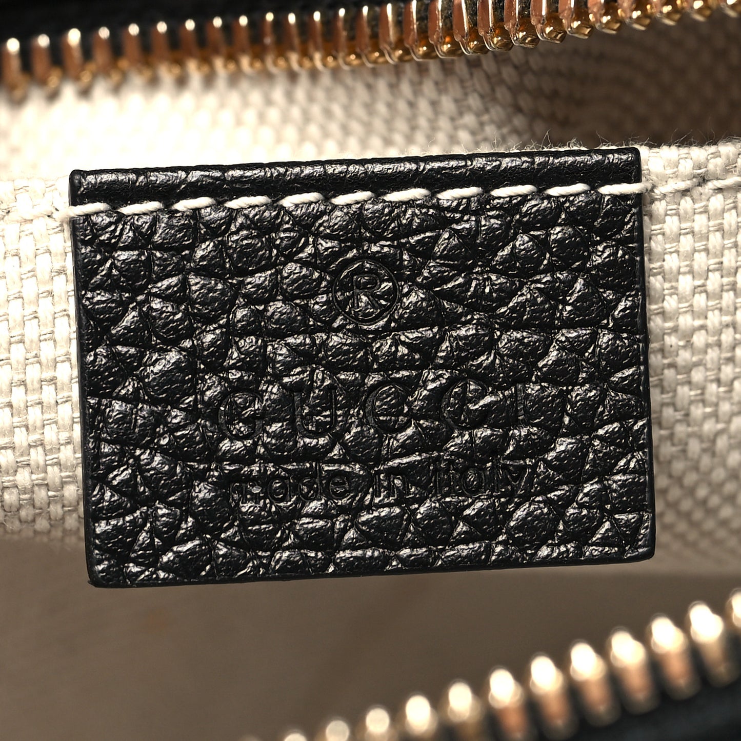 Pebbled Calfskin Small Soho Disco Bag Black