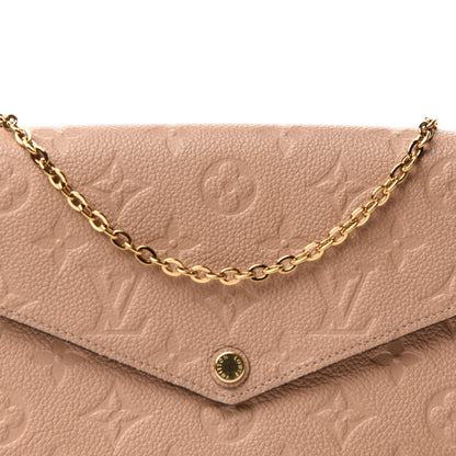 Louis Vuitton Empreinte Pochette Felicie Chain Wallet Papyrus 10 of 10
