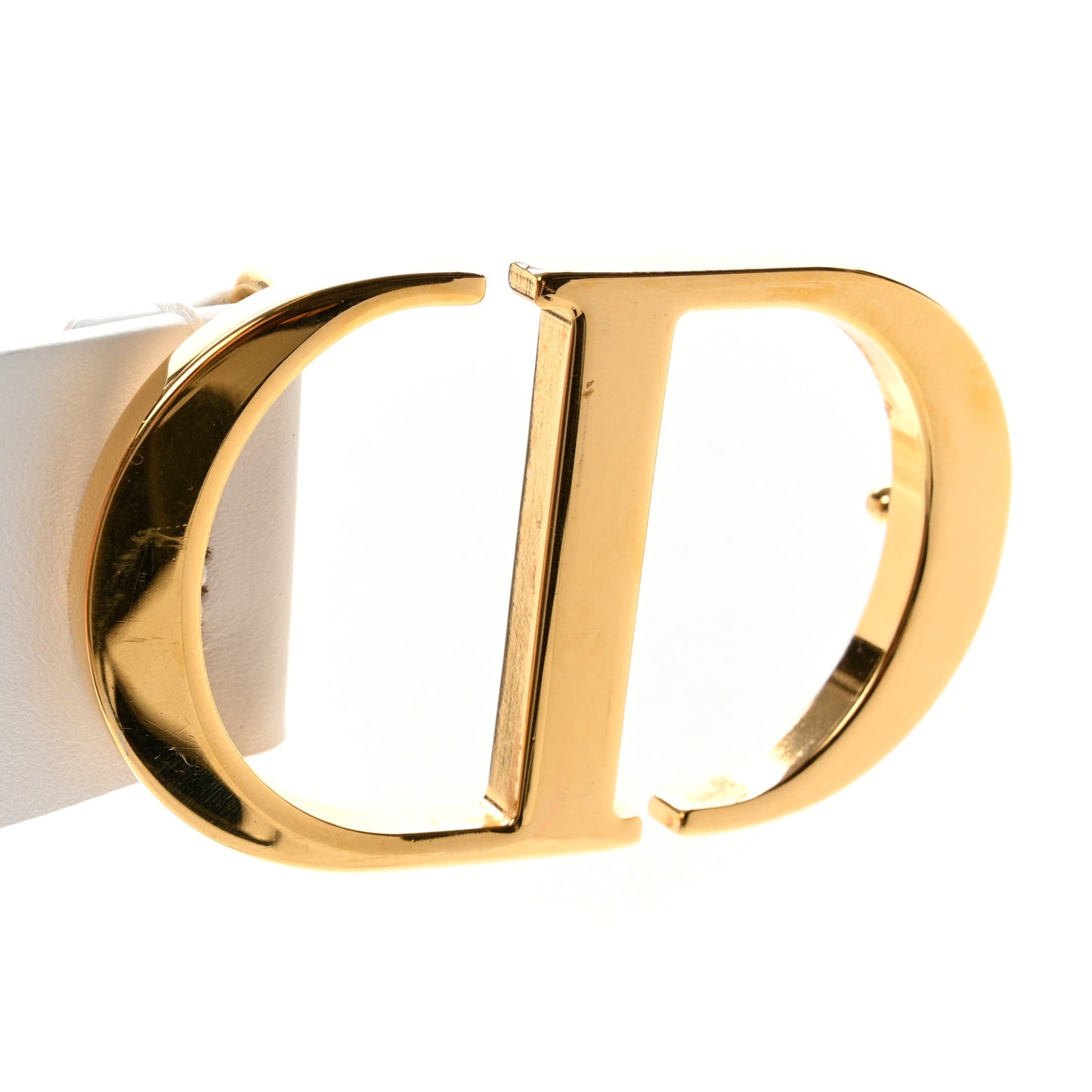 Calfskin 30 Montaigne Belt 85 34 White
