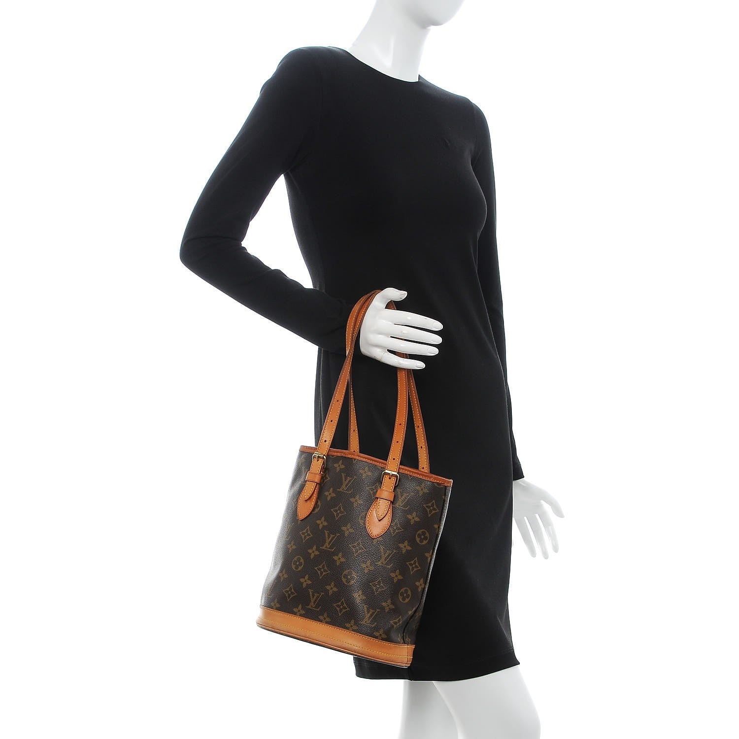 Louis Vuitton Monogram Petit Bucket 23 2 of 10