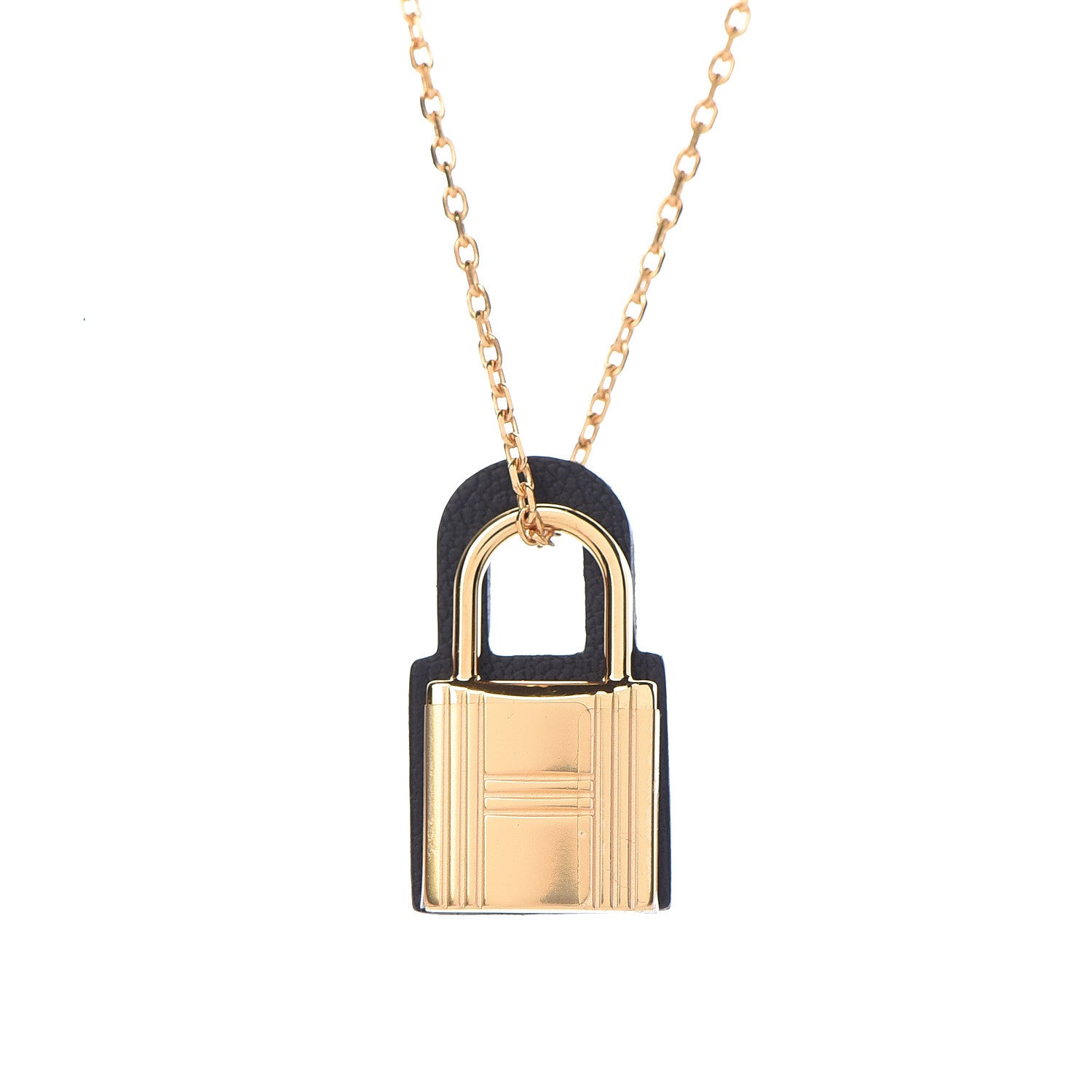 Hermes Swift Small O'Kelly Pendant Necklace Black 4 of 8