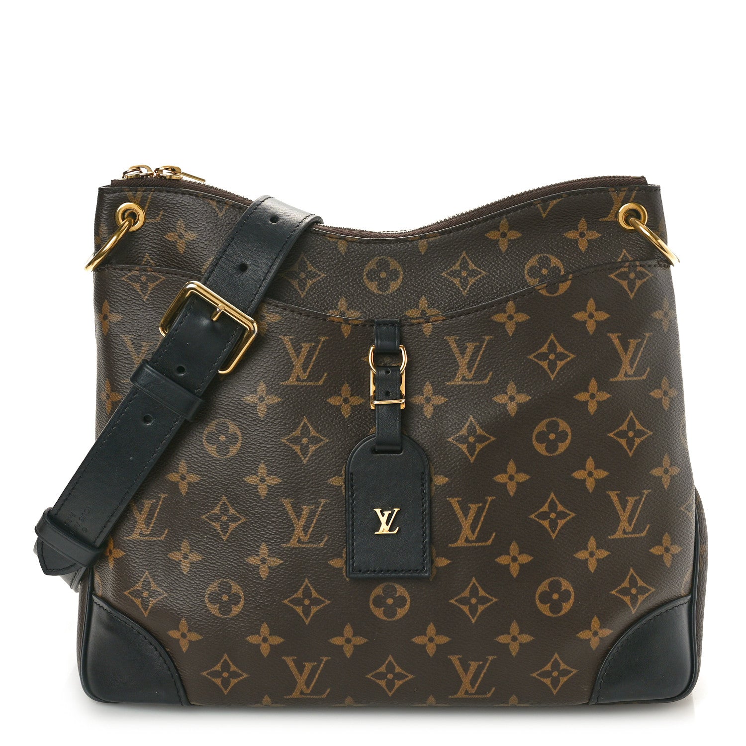 Louis Vuitton Monogram Odeon MM Black 1 of 9