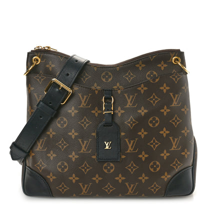 Louis Vuitton Monogram Odeon MM Black 1 of 9