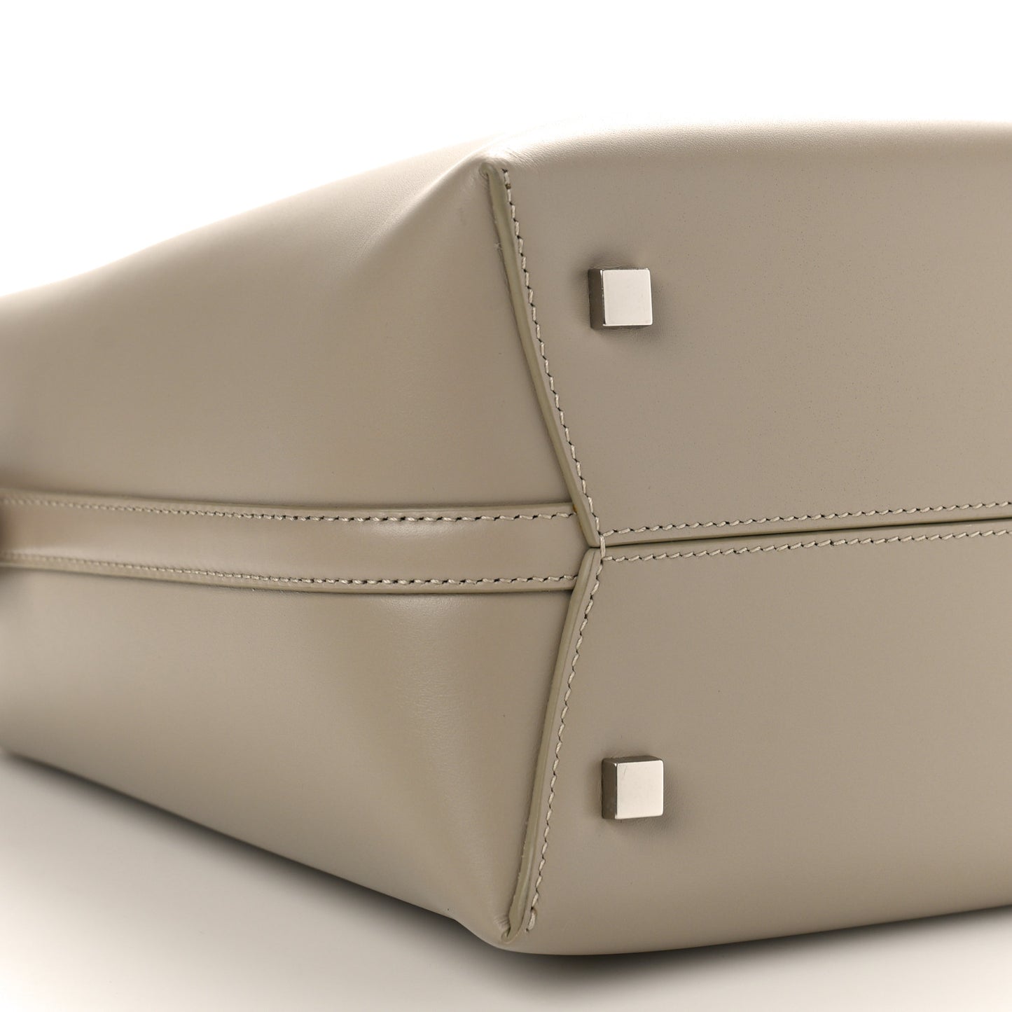 Shiny Calfskin Le 37 Bucket Bag Sea Salt
