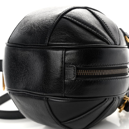 Gucci Piuma Lux Energy Mini Tifosa Basketball Shaped Shoulder Bag Black 11 of 12
