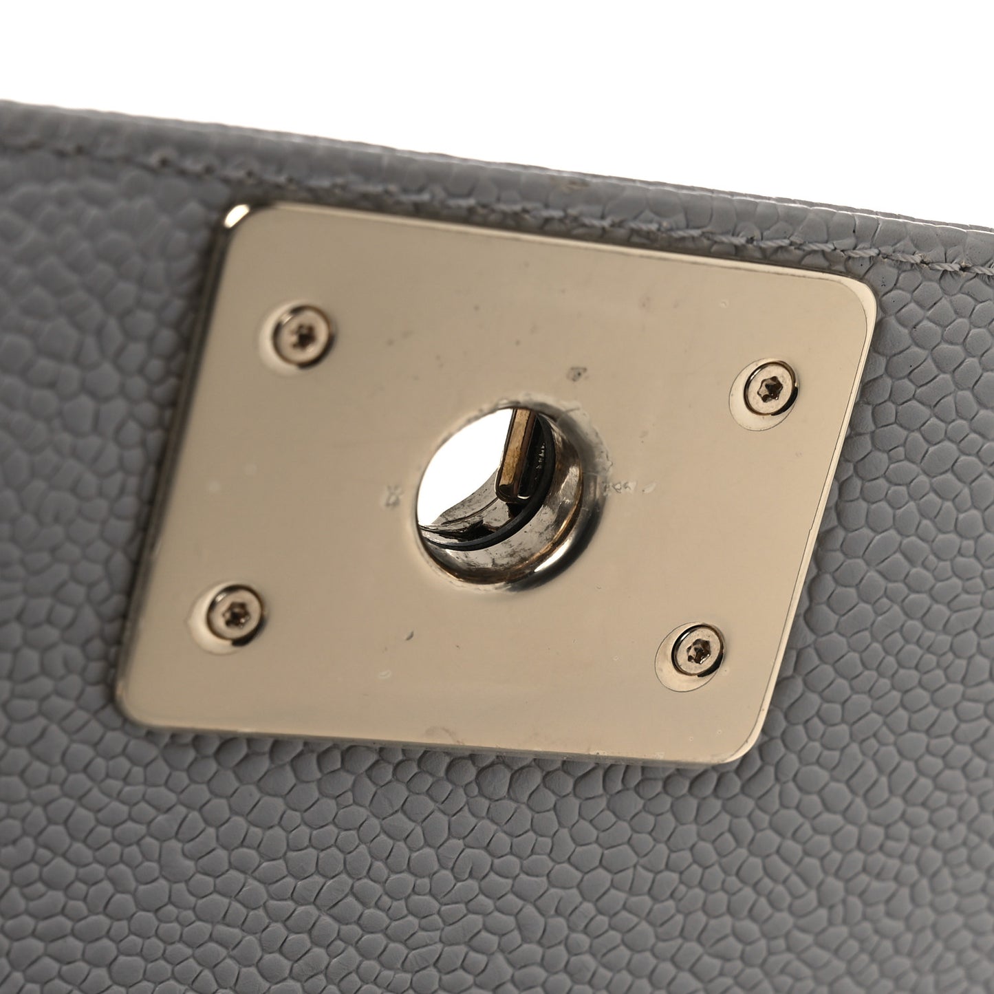 Caviar Quilted Medium Boy Flap Grey