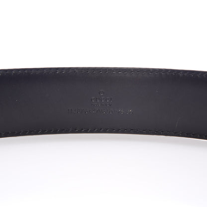 Gucci Guccissima Interlocking G Belt 75 30 Black 4 of 6