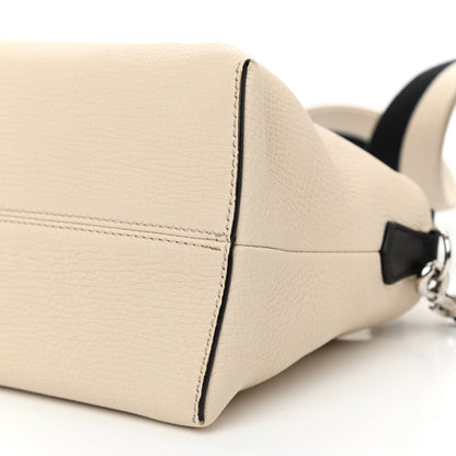 Fendi Vitello Sierra Morfeus Dolce Striped Strap Medium By The Way Boston Bag Camelia Ebano Multicolor 8 of 8