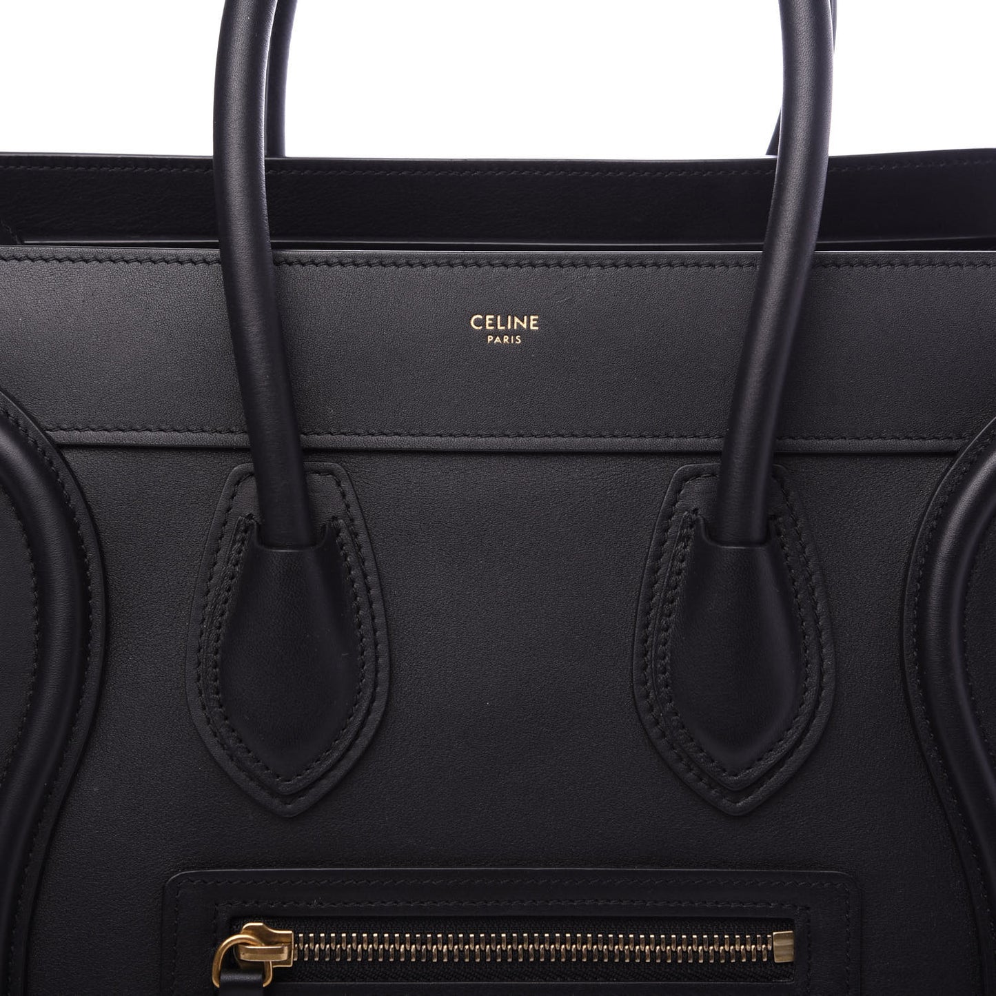 Smooth Calfskin Micro Luggage Black