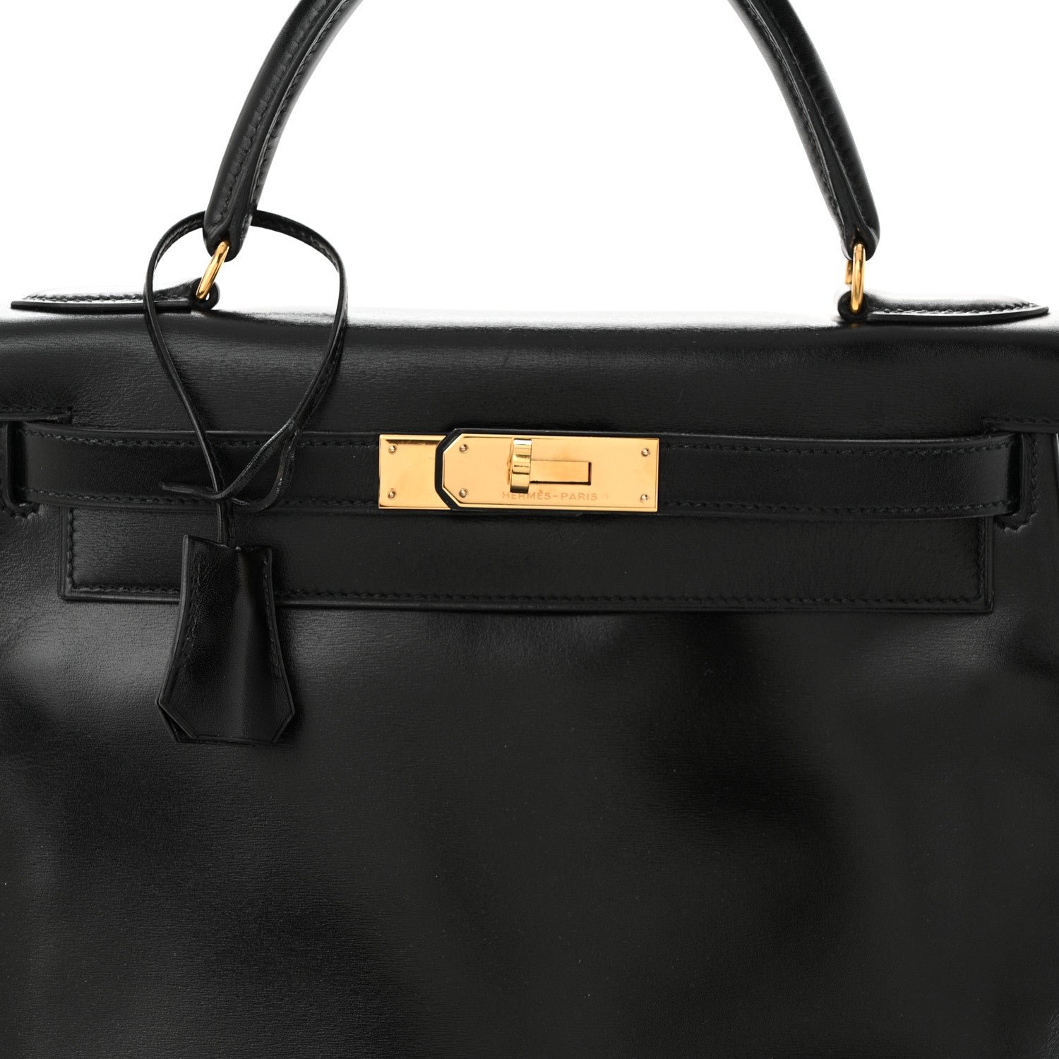 Hermes Box Kelly Retourne 28 Black 8 of 18