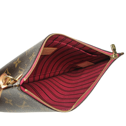 Louis Vuitton Monogram Neverfull MM GM Pochette Pivoine 5 of 7