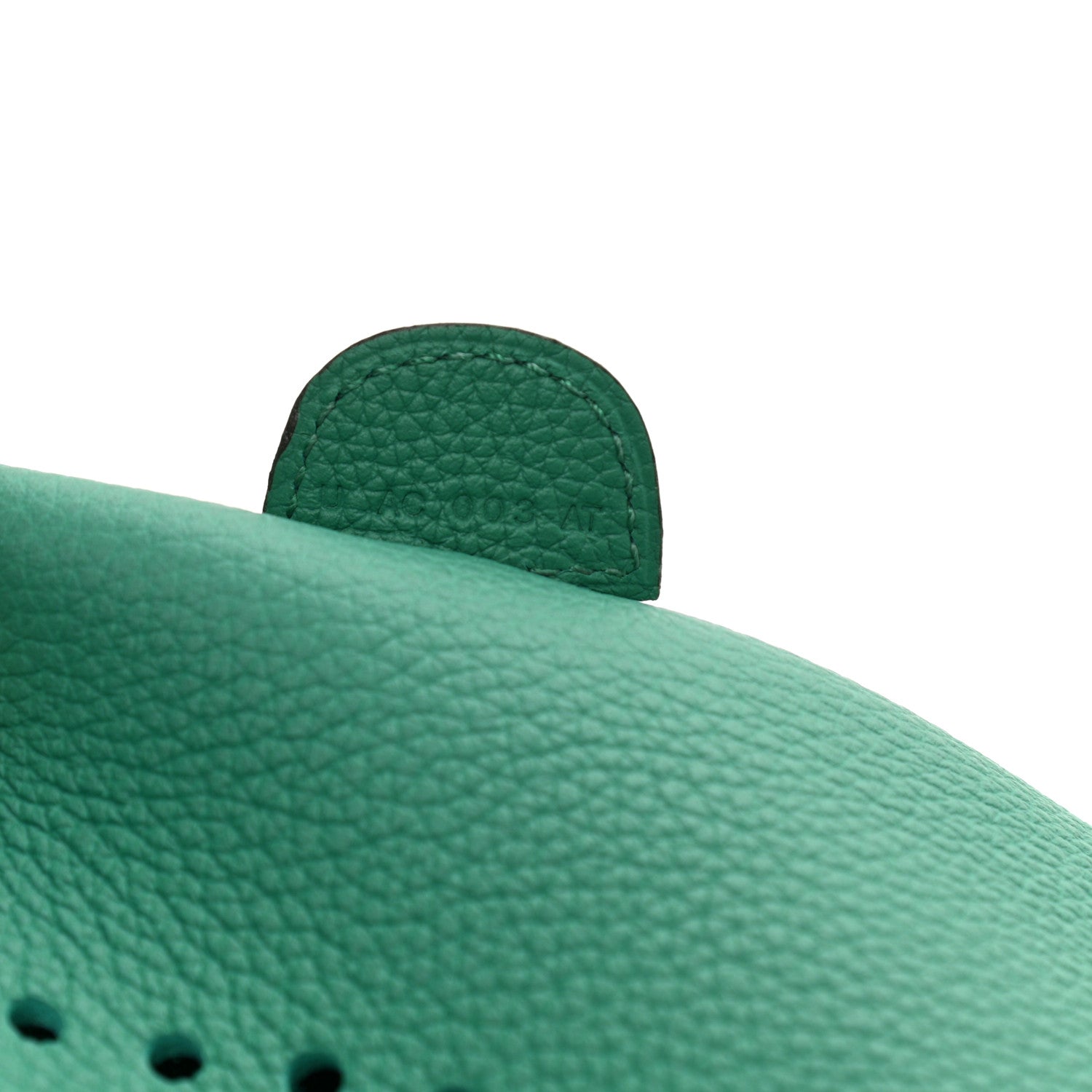 Hermes Taurillon Clemence Evelyne III PM Vert Jade 6 of 9