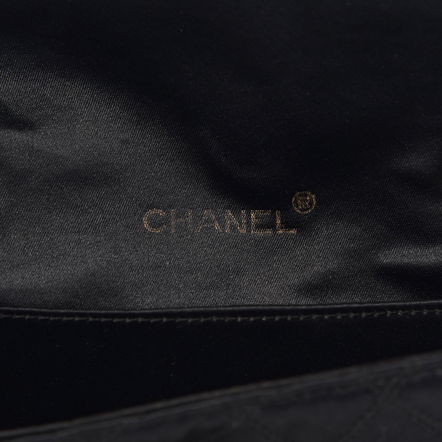 Chanel Satin Double Stitched Mini Single Flap Black 6 of 14