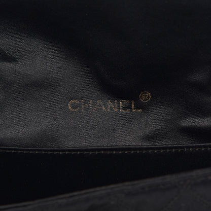Chanel Satin Double Stitched Mini Single Flap Black 6 of 14