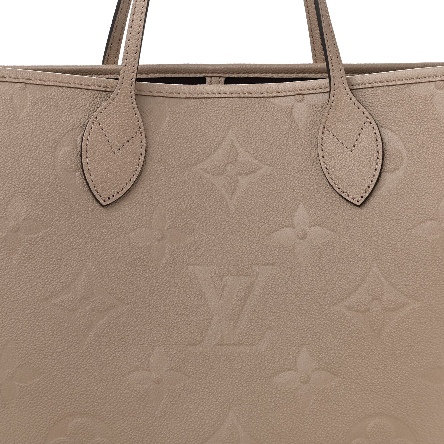 Louis Vuitton Empreinte Monogram Giant Neverfull MM Tourterelle 7 of 9