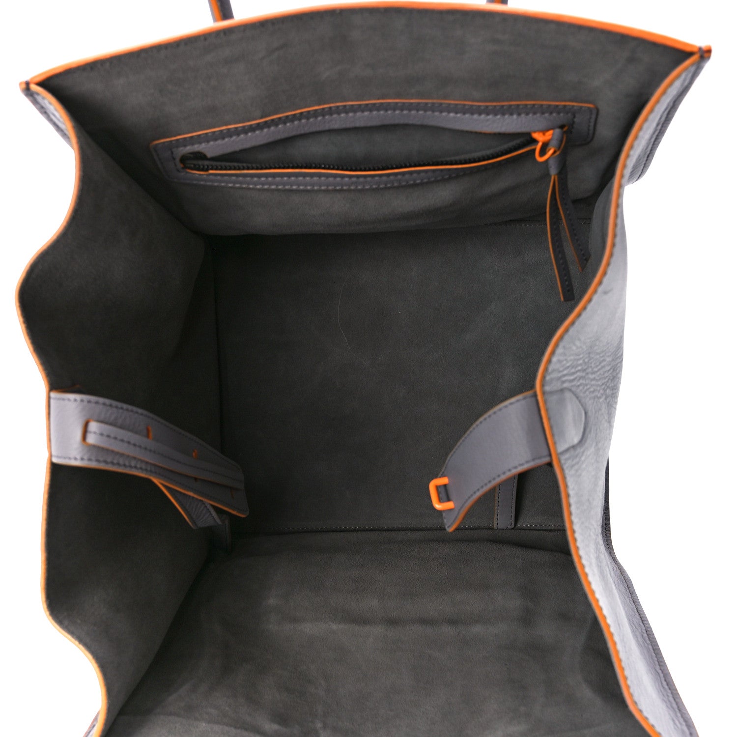 Celine Supple Calfskin Medium Phantom Luggage Grey 5 of 11