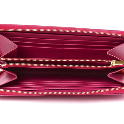 Celine Grained Calfskin Large Zip Around Multifunction Wallet Pink 4 of 11