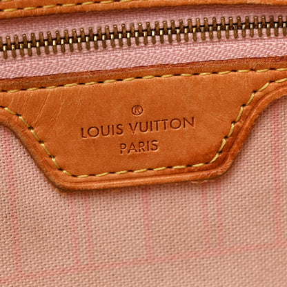 Louis Vuitton Damier Azur Neo Neverfull MM Rose Ballerine 6 of 12