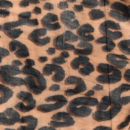Louis Vuitton Cashmere Silk Leopard Etole Stole Marron 5 of 5