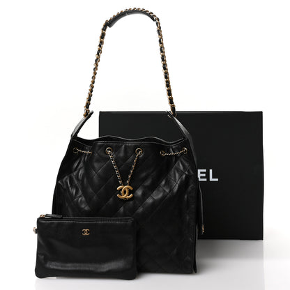 Chanel Caviar Quilted Medium Chanel 25 Handbag Black 12 of 12