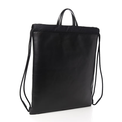 Gucci Calfskin Small GucciGhost Drawstring Backpack Black 2 of 9
