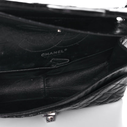 Chanel Metallic Calfskin Striped 2.55 Reissue 226 Flap Black 5 of 15
