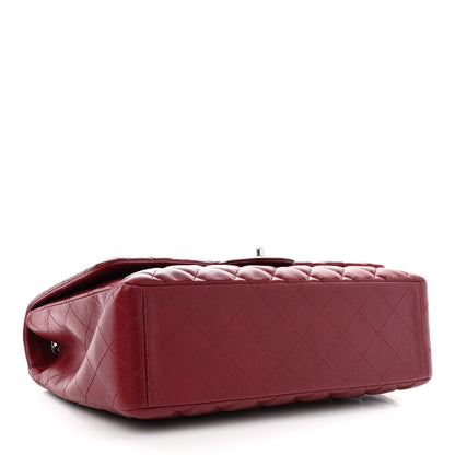 Chanel Caviar Quilted Maxi Single Flap Red 4 of 10