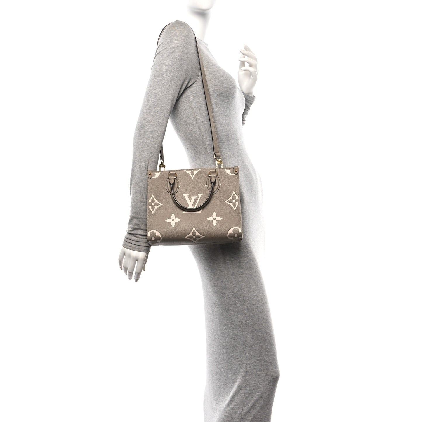 Empreinte Monogram Giant Onthego PM Tourterelle Creme