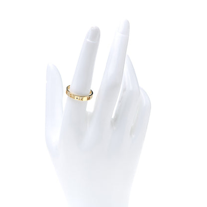 Tiffany 18K Yellow Gold Diamond Atlas Pierced Ring 57 8 2 of 5