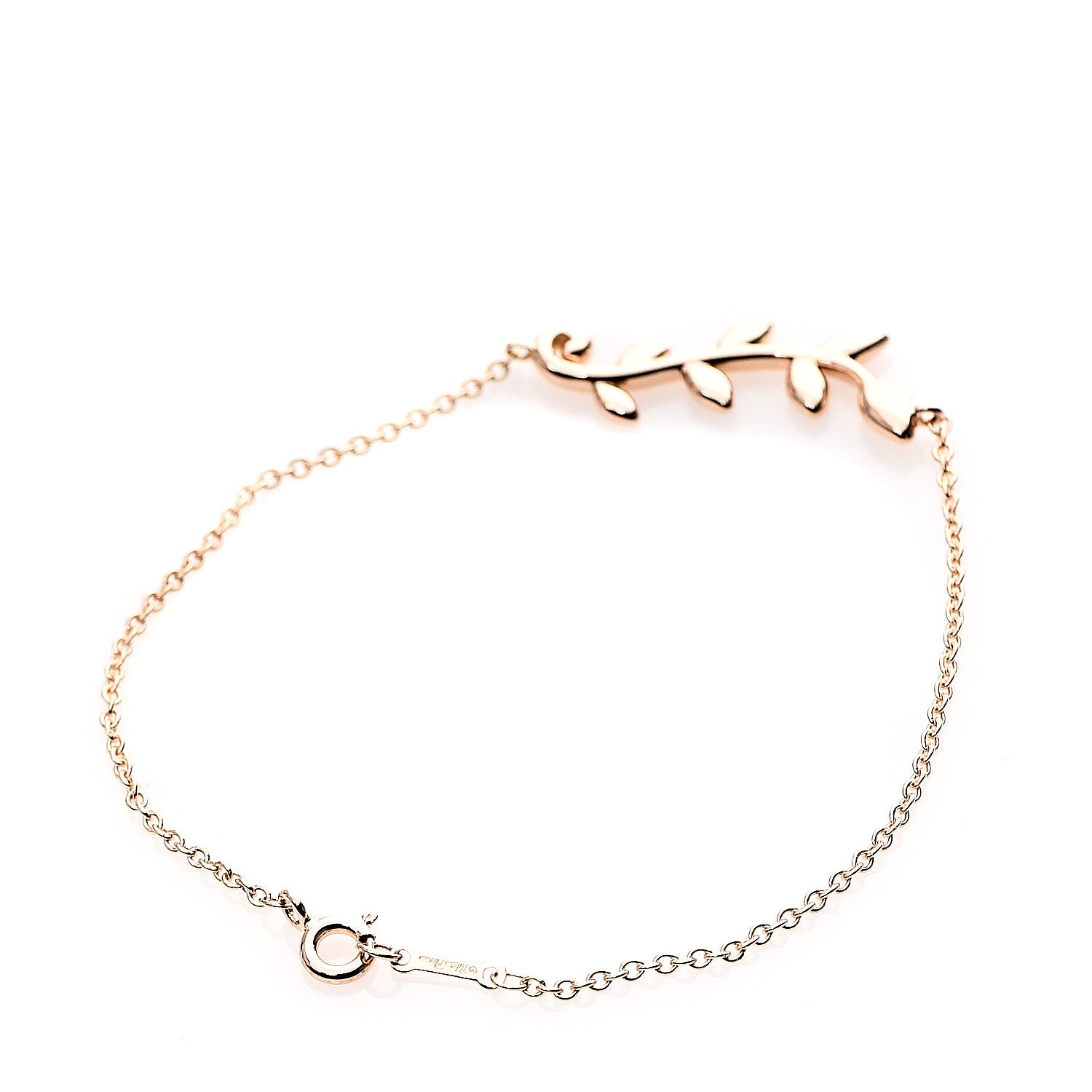 Tiffany 18K Rose Gold Paloma Picasso Olive Leaf Bracelet 2 of 4