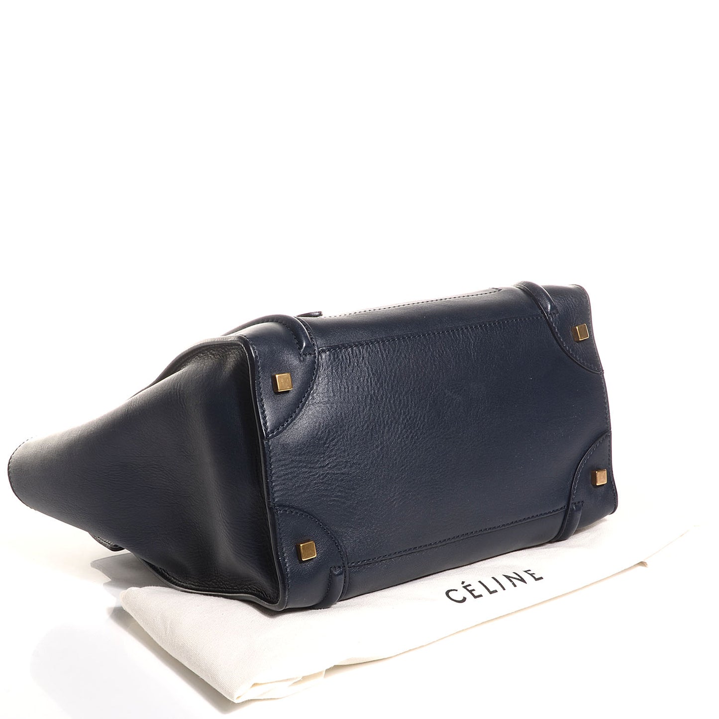 Smooth Calfskin Mini Luggage Navy