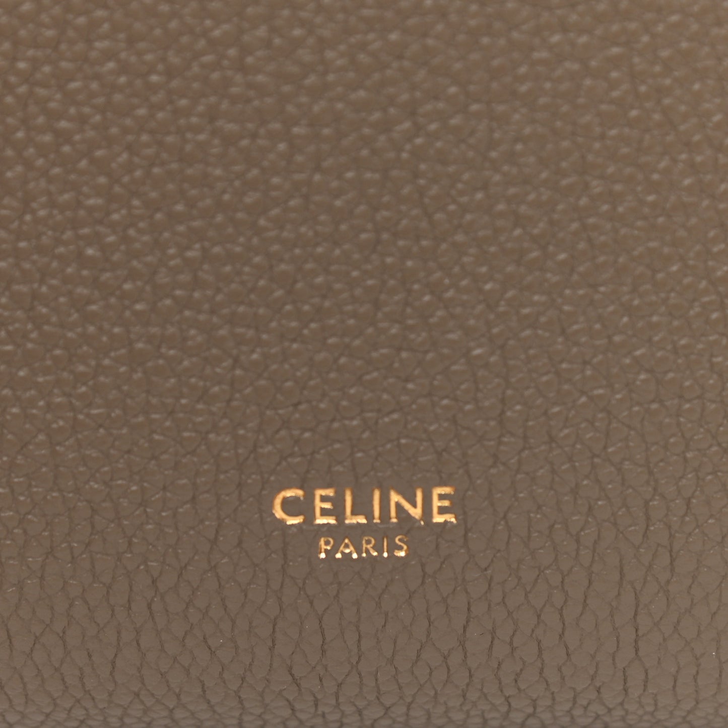 Soft Grained Calfskin Small Sangle Bucket Bag Taupe