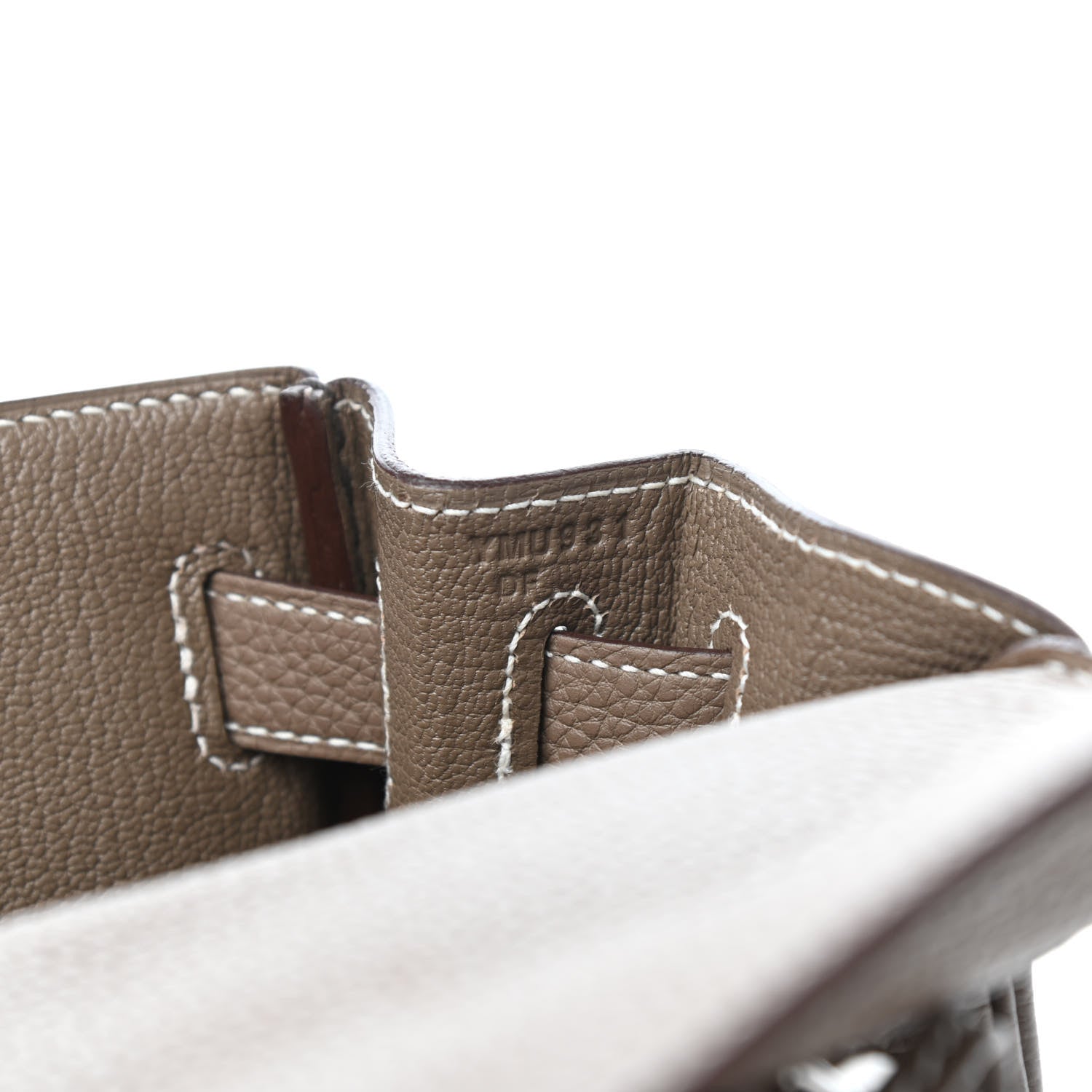 Hermes Togo Kelly Retourne 28 Etoupe 8 of 12