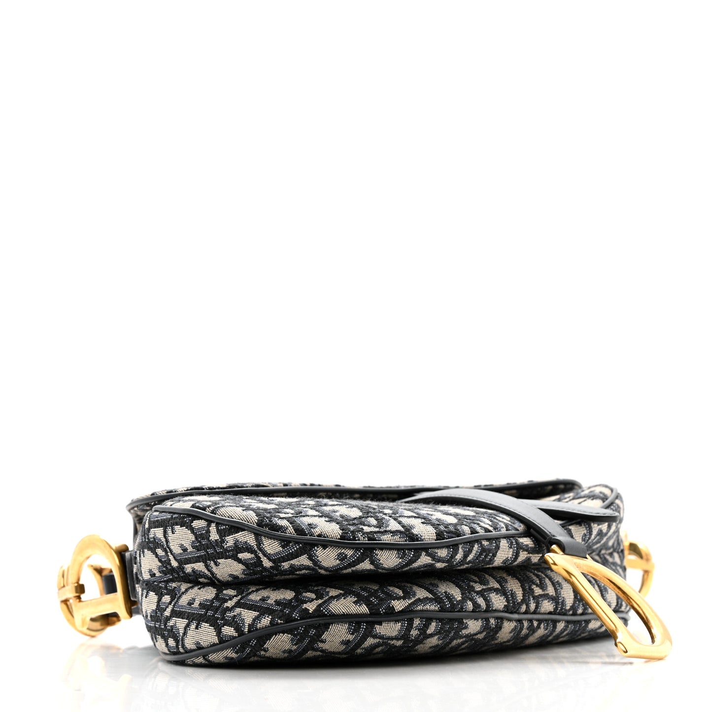 Oblique Saddle Bag Blue Blue