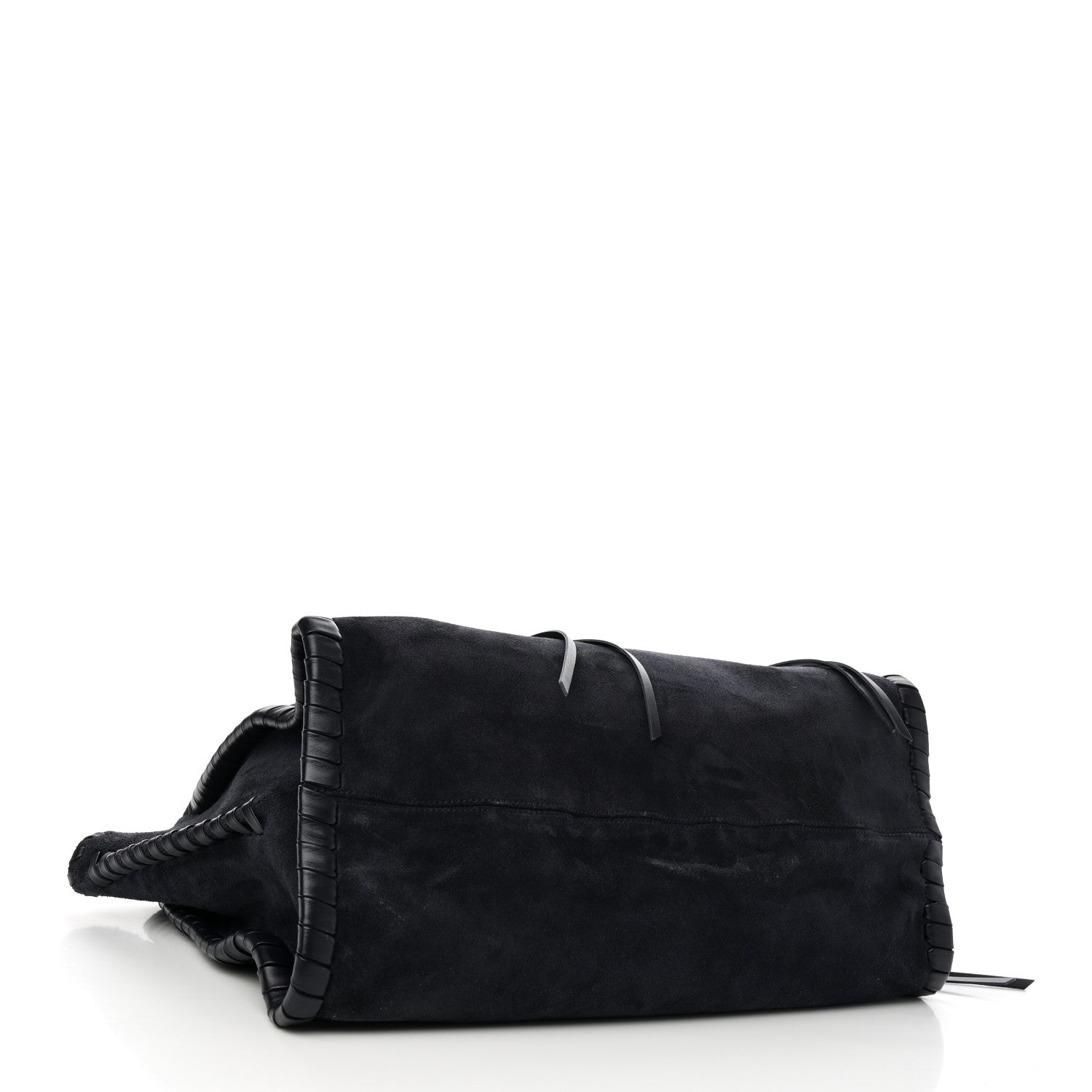 Chloe Suede Calfskin Large Mony Tote Midnight 4 of 9