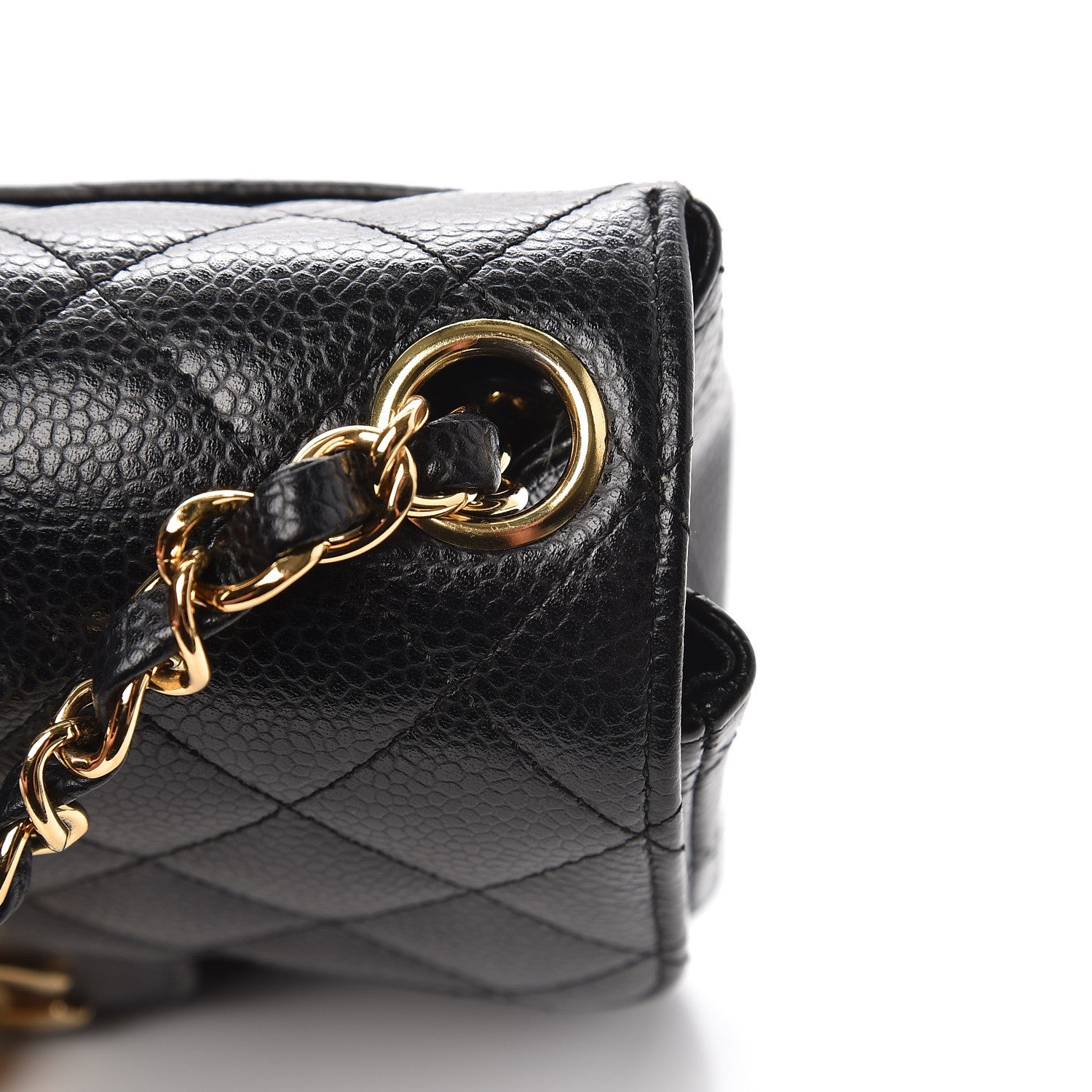 Chanel Caviar Quilted Mini Square Flap Black 8 of 12