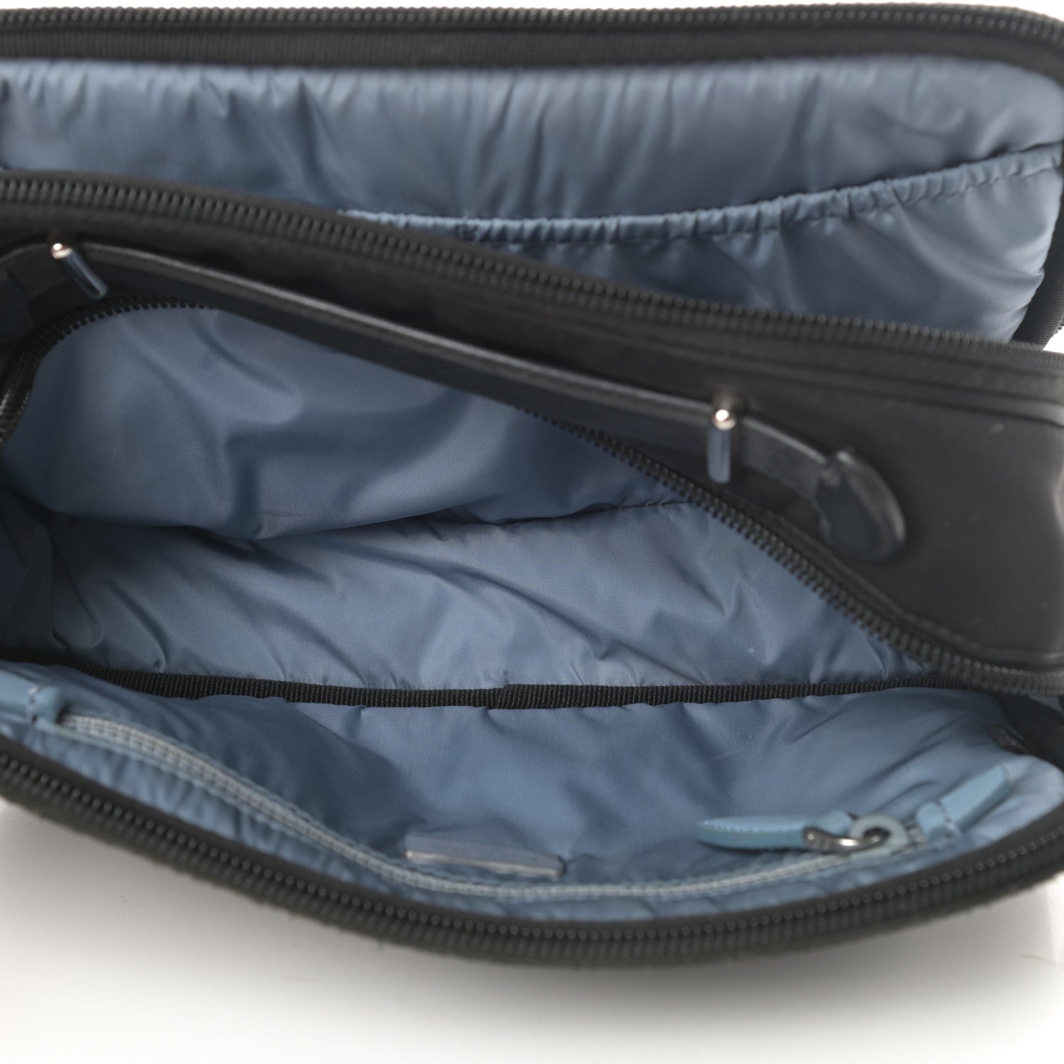 Prada Nylon Vela Cosmetic Pouch Black 6 of 12
