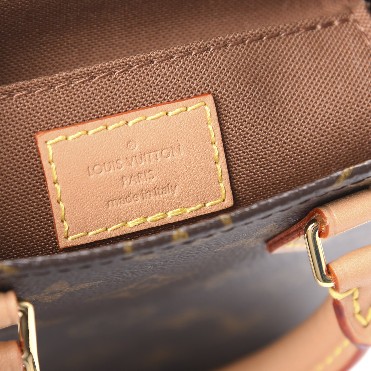 Louis Vuitton Monogram Petit Sac Plat 5 of 8