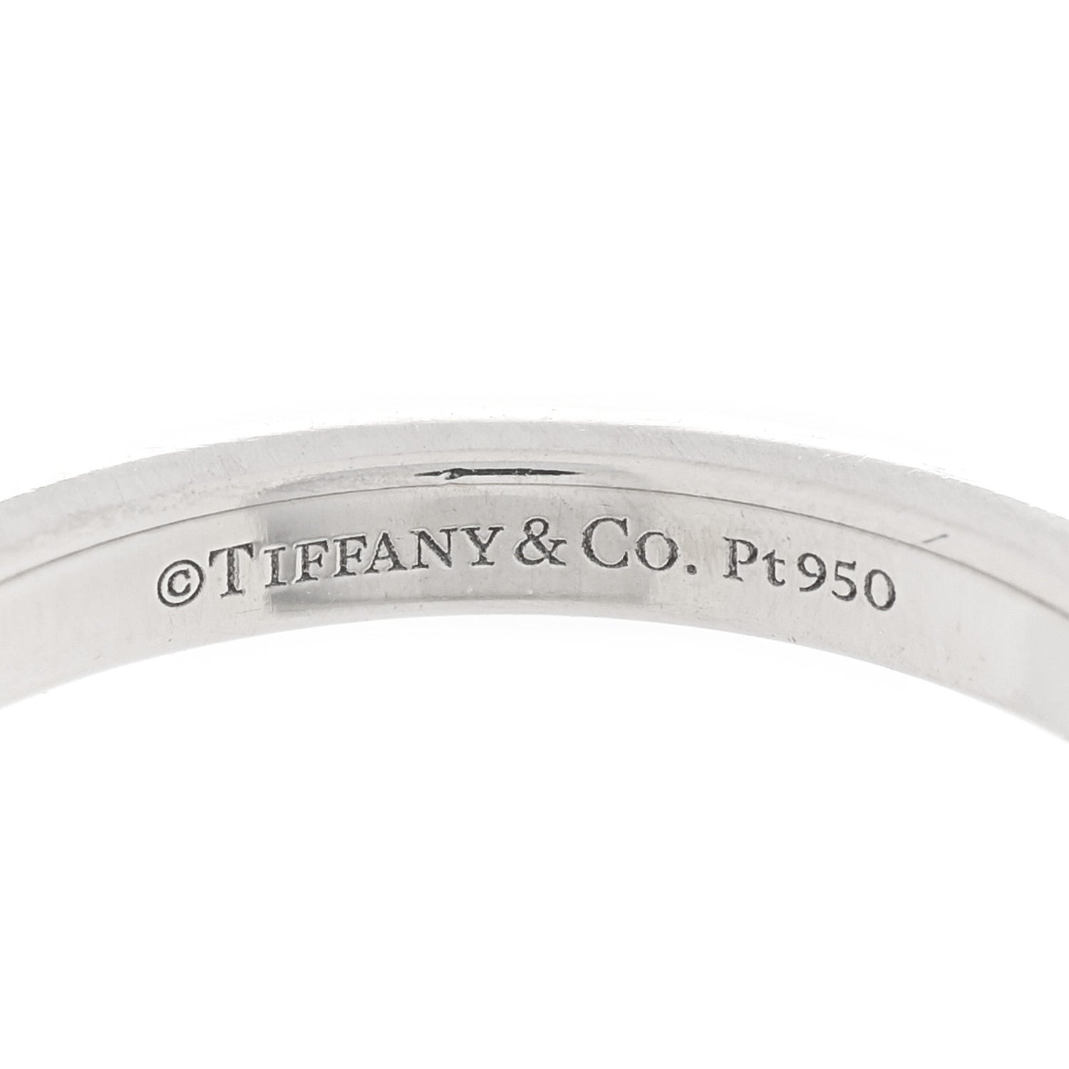 Tiffany Platinum Diamond 2mm Classic Wedding Band Ring 47 4.25 4 of 4