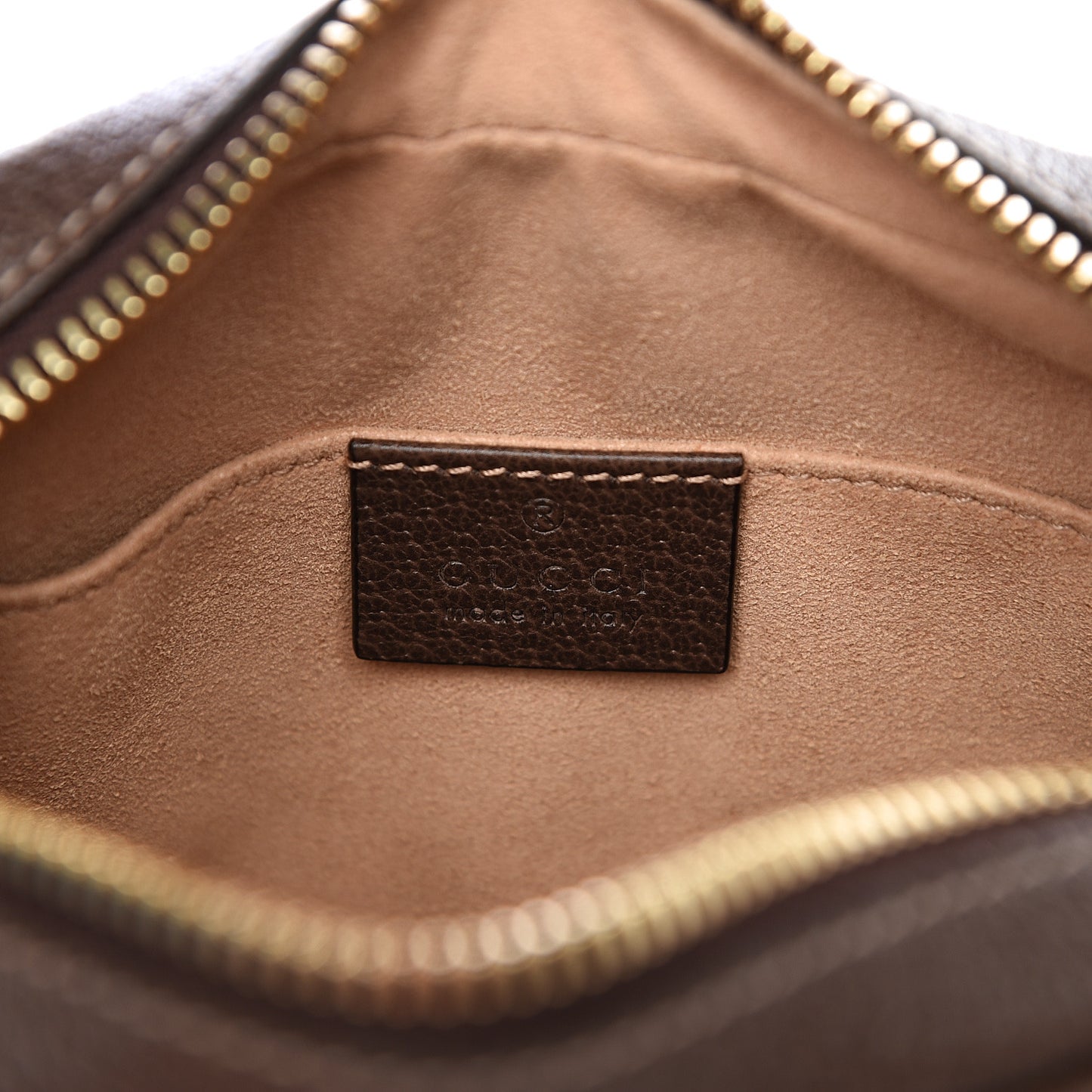 GG Supreme Monogram Web Mini Ophidia Shoulder Bag Brown