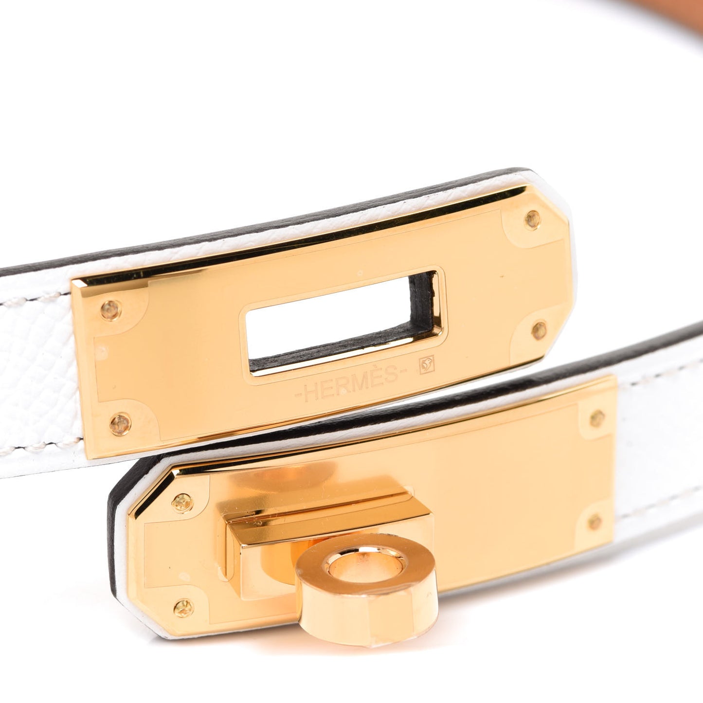Epsom Kelly Belt White